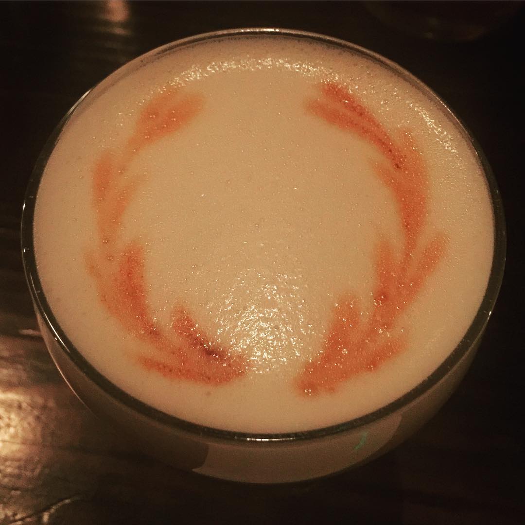Fancy cocktails with dinner.