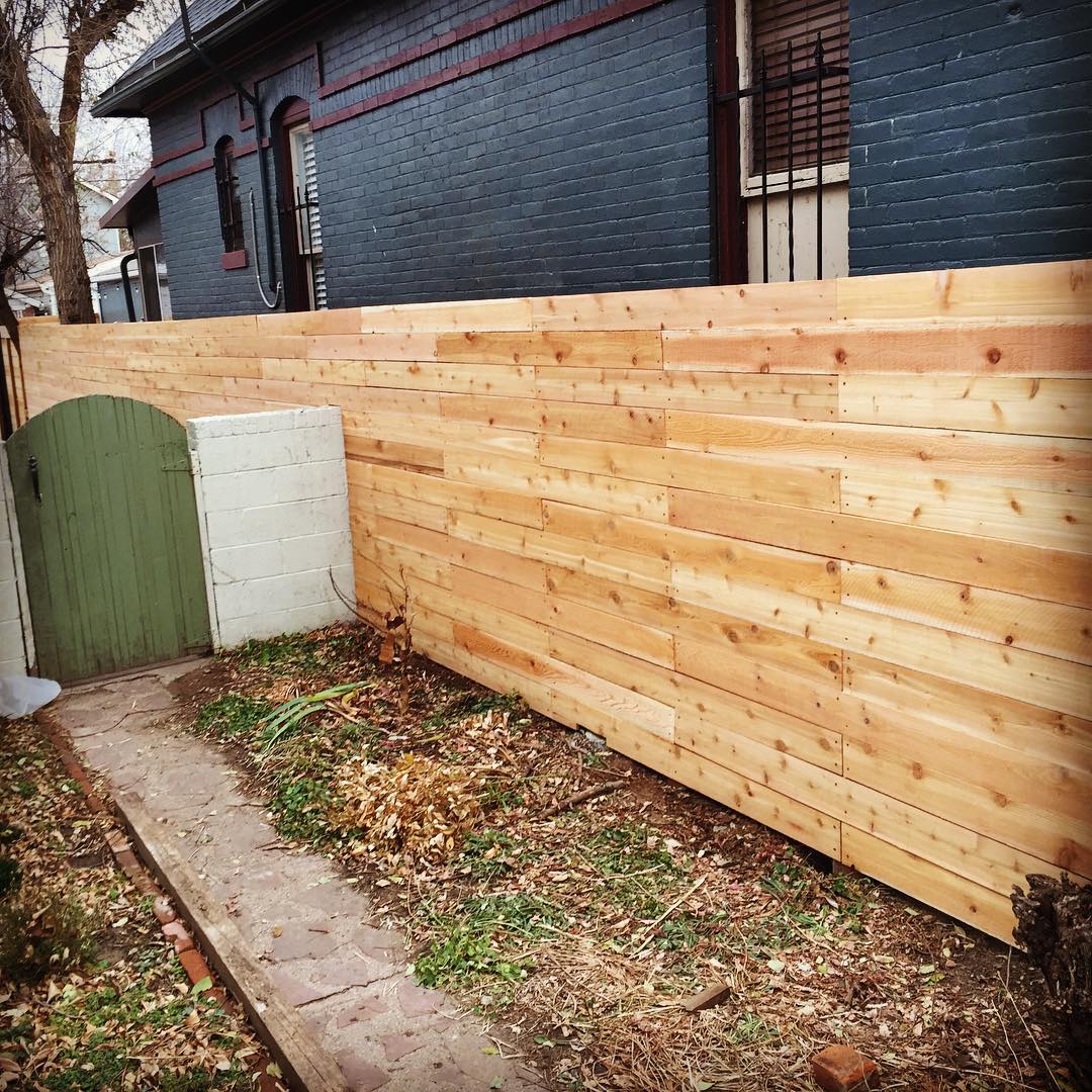Fence is finally done. Flipped the pickets to the neighbor’s side once it was behind our house so that he can see the good side. Big project!