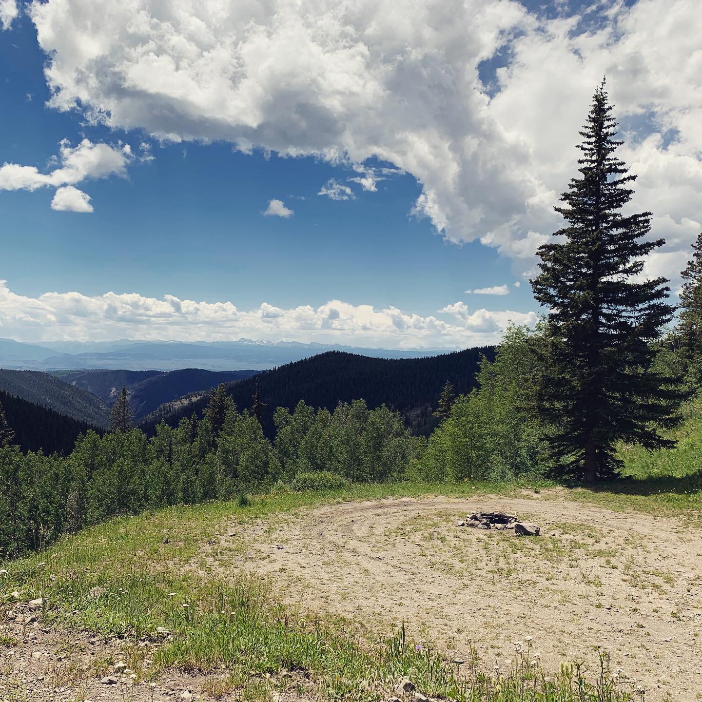 Epic views from our campsite this week.