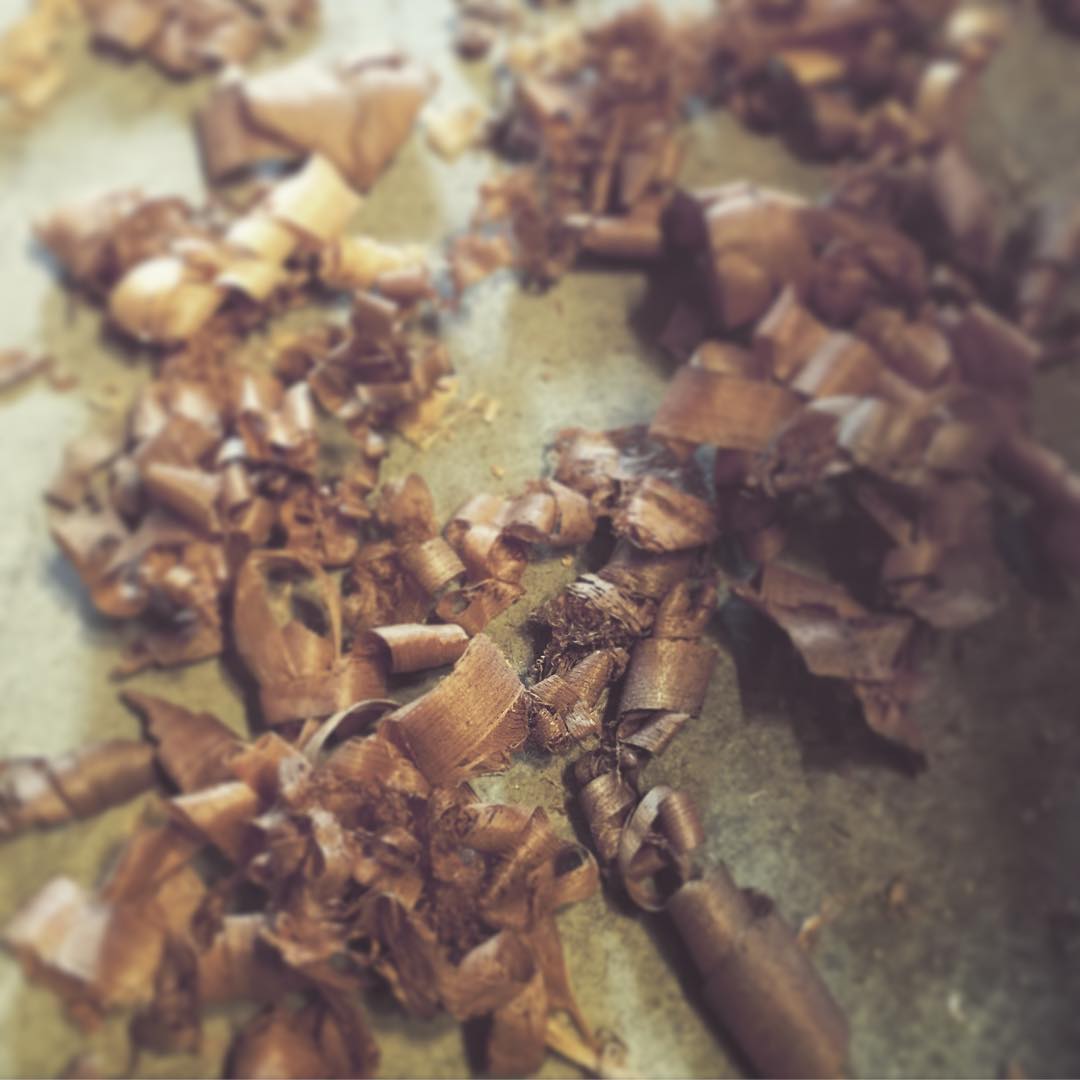 Satisfying Shavings. #woodwork #plane #handplane #wood #carpentry