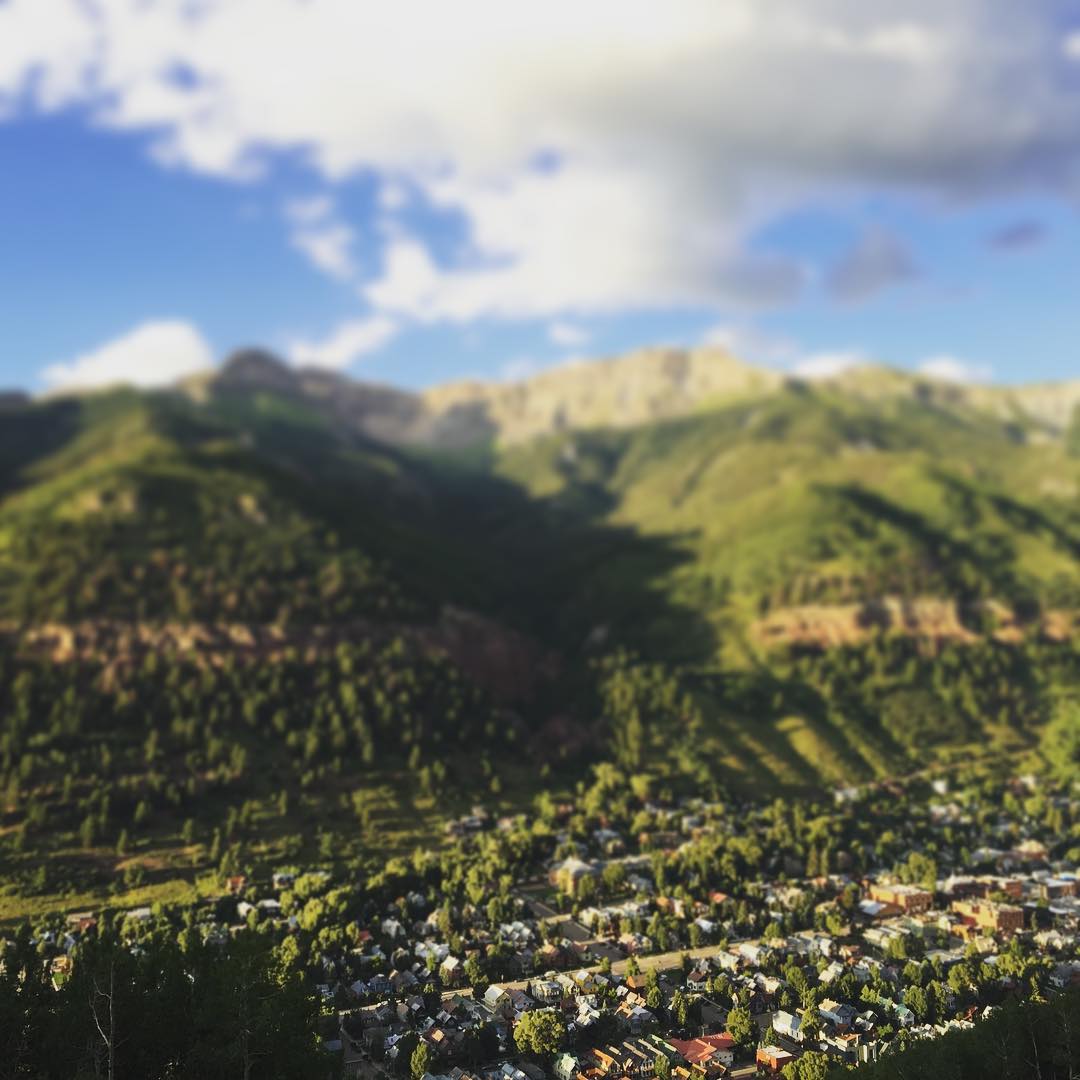 Tiny Town. Telluride. From there gondola. #colorado #telluride