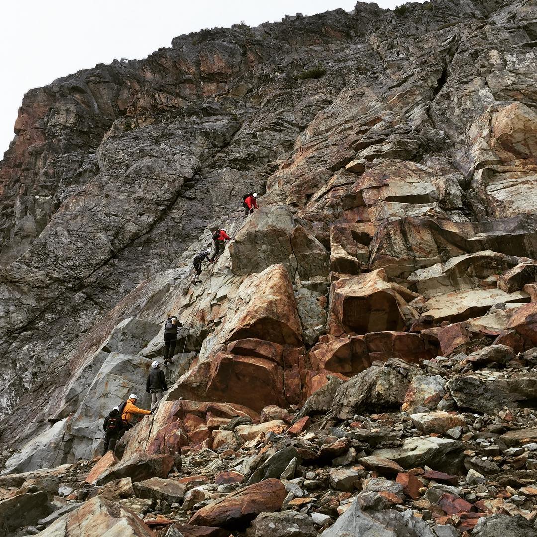 Just out here climbing a mountain! #viaferrata