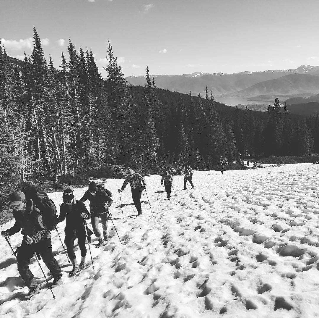 Icy ascent #fjallravenclassicusa