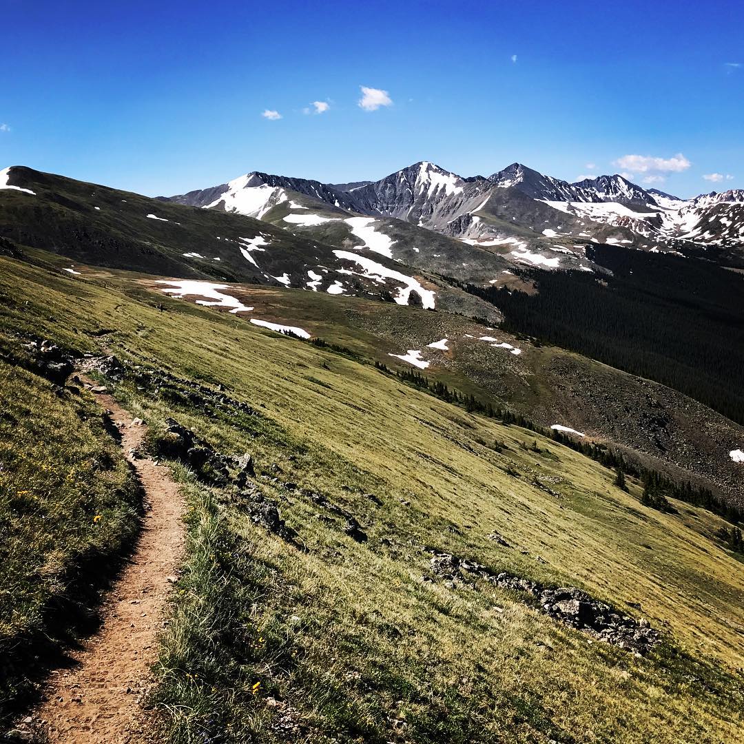 Ridgeline pathways at 12,500 ft #fjallravenclassicusa