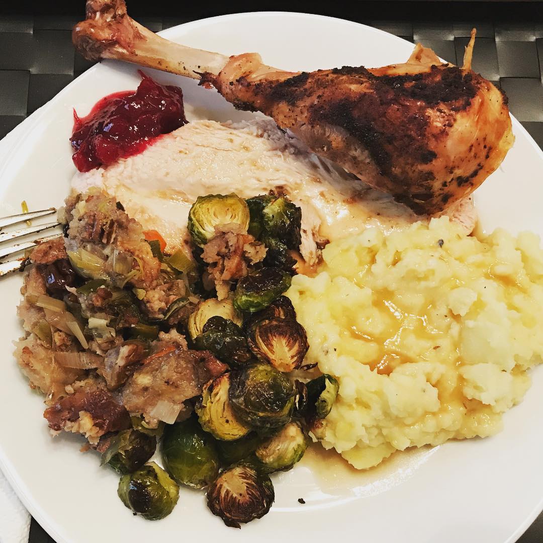 Ridiculous meal, prepared entirely by @akires. ❤️