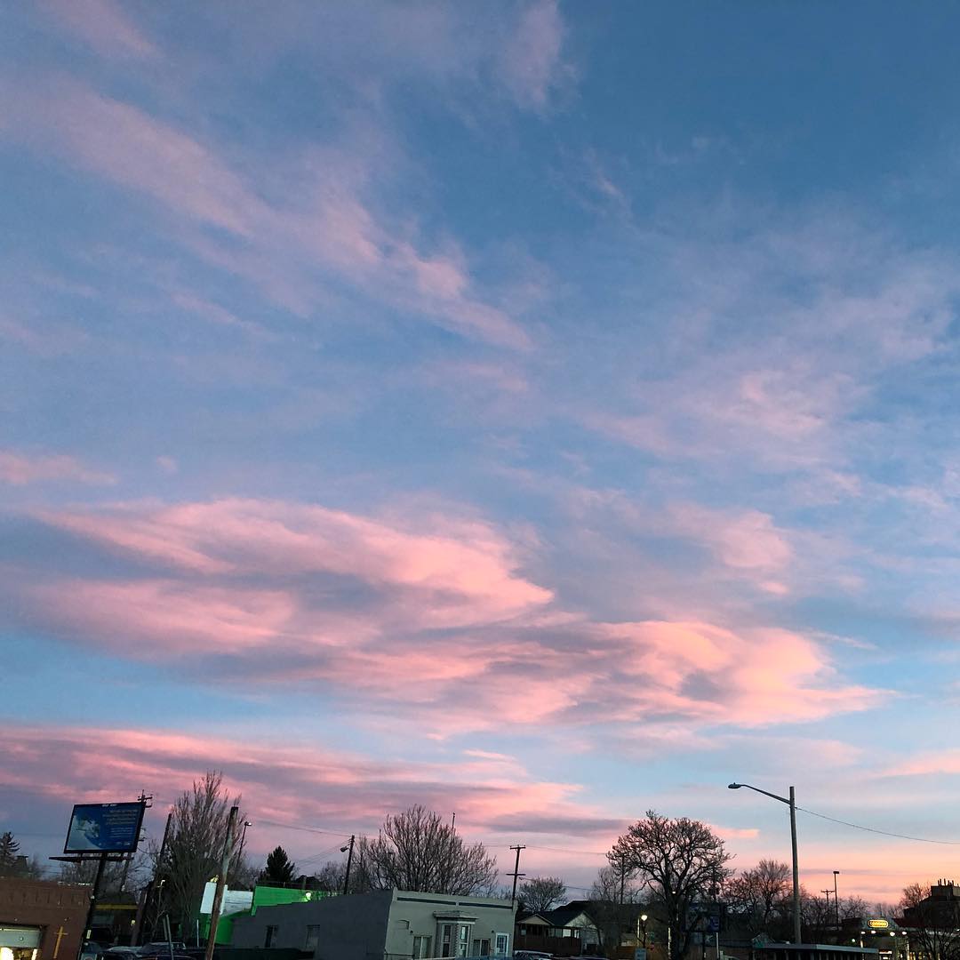 Good work on the sunset, Denver. #nofilter