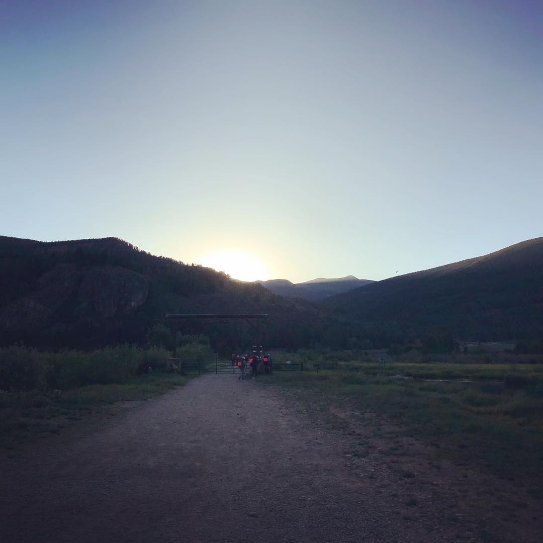Early start to a long day on day 2 of #fjallravenclassicusa