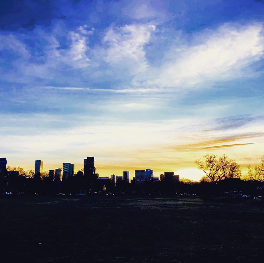 Denver Sunset. #djimavicair #drone