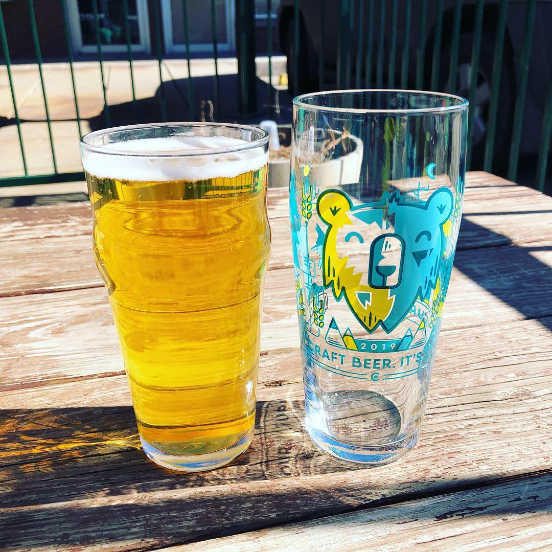 Rad pint glass from @spangalangbrewery. 💖