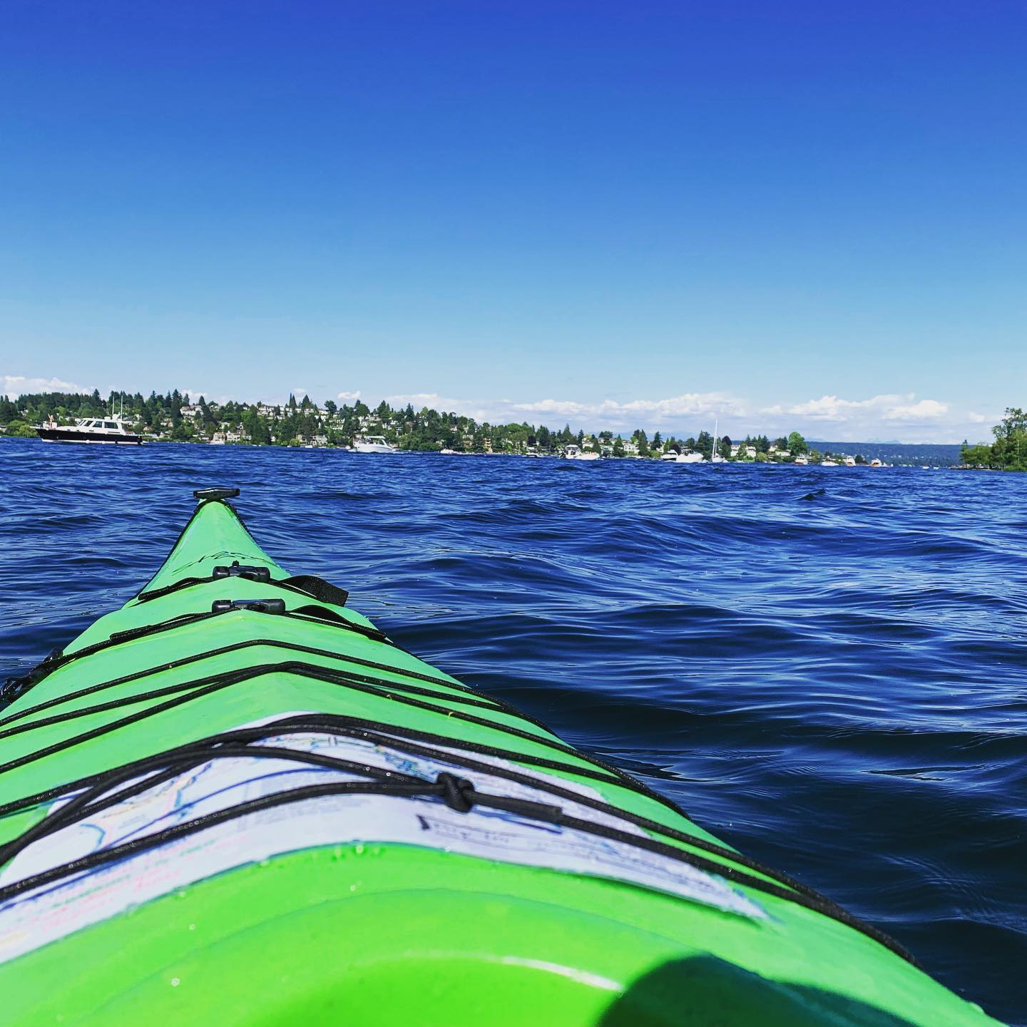 Solid afternoon paddle. Nice work Seattle! #kayak #lake #river #seattle #memorialday