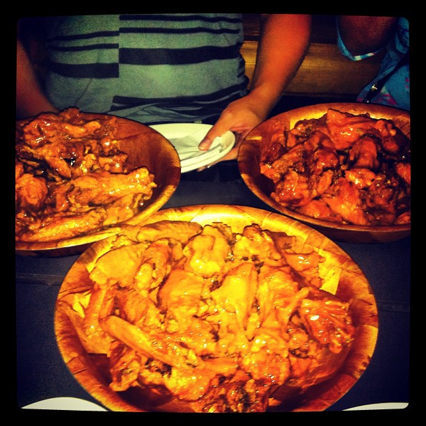 Let’s get 10 wings. No. Let’s get ONE HUNDRED WINGS!