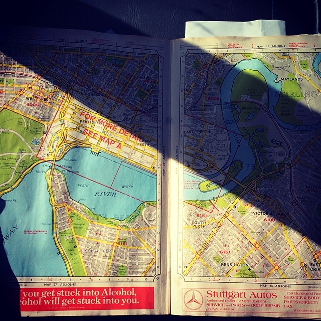 Goggle Maps, Perth 1992 Edition.