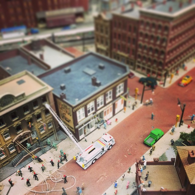 Downtown fire!