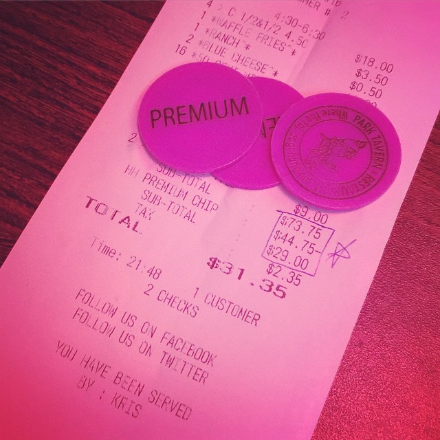 #wining so hard. Free drinks, and won the trivia night. Amazing.
